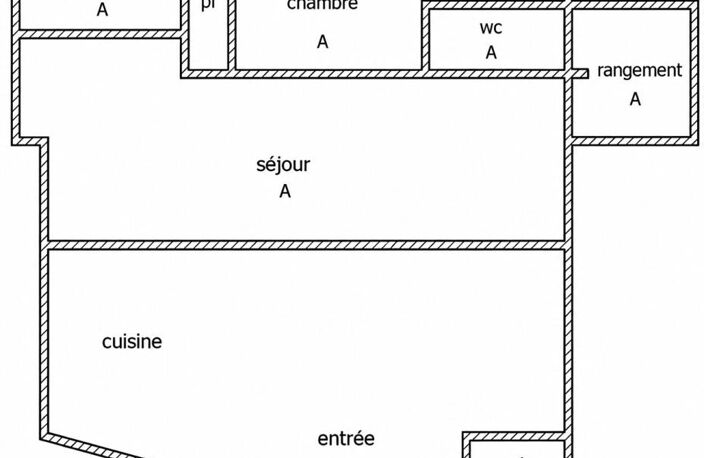 A LOUER Appartement  2 Pièces  51.4 m2 cuisine, WC, SDB indépendants centre ville Vizille — photo 4