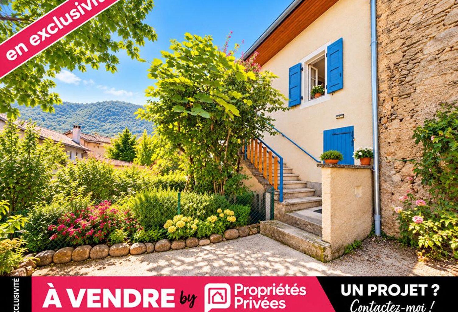 Appartement-/petite maison mitoyenne La Biolle- 3 pièces- 60 m2 avec jardin — photo 1