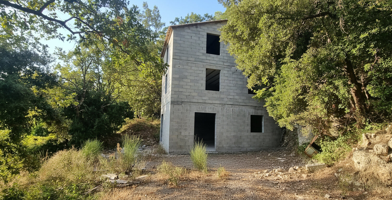 Villa a finir sur plus de 9 hectares!! — photo 1