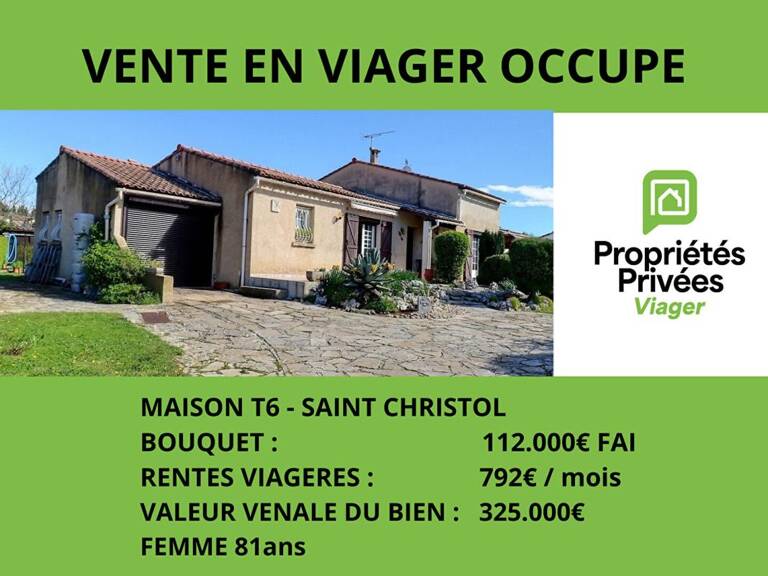 Maison en Viager Occupé entre Nîmes et Montpellier — photo 1