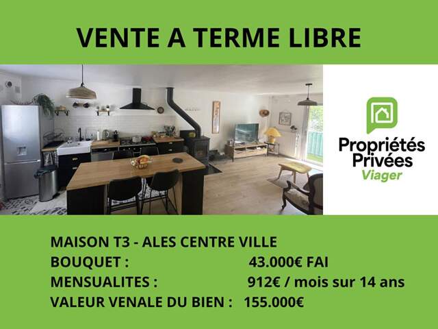 MAISON T3 ALES EN VENTE A TERME LIBRE — photo du bien