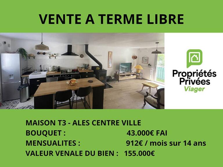 MAISON T3 ALES EN VENTE A TERME LIBRE — photo 1