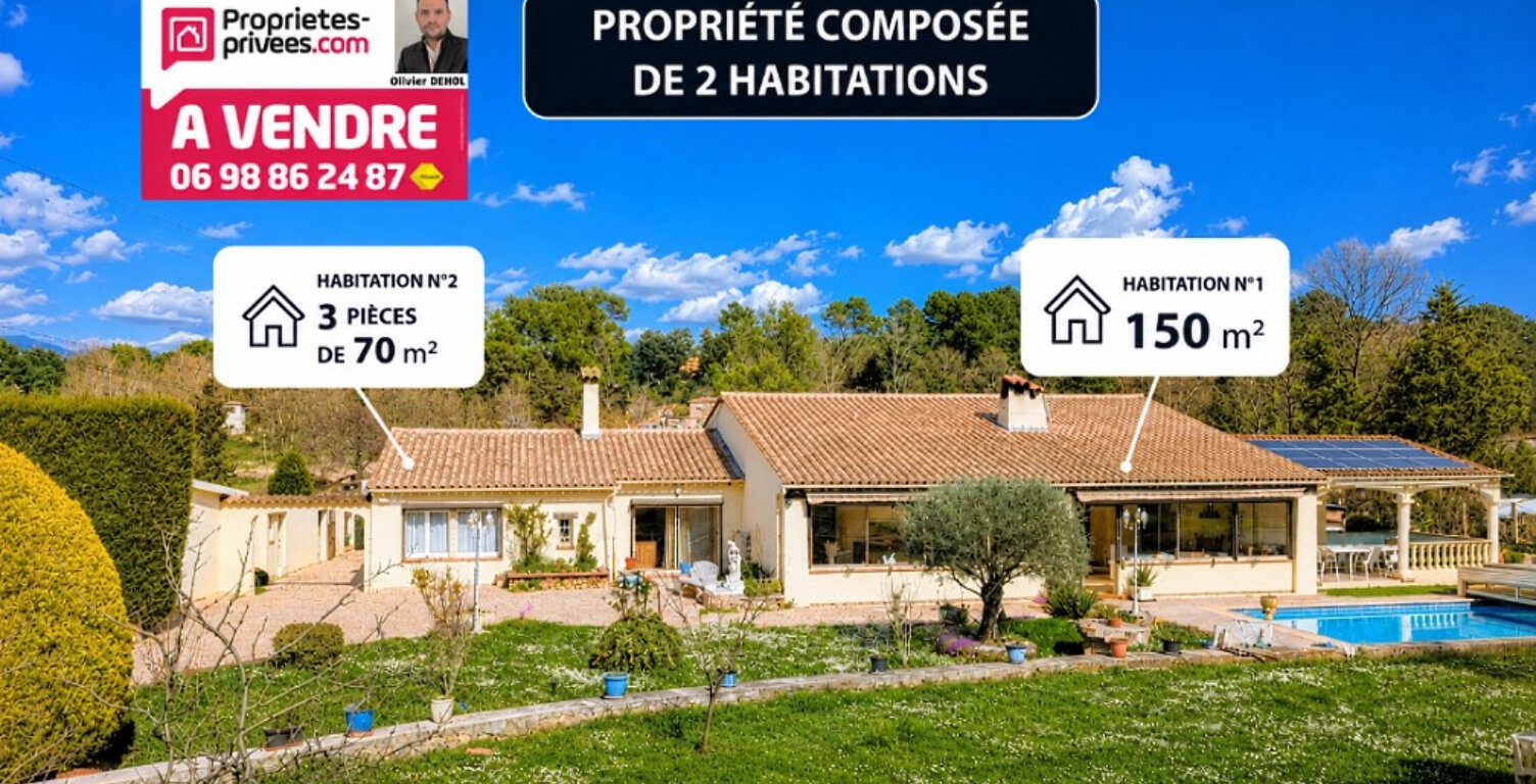 VASTE PROPRIETE EN DEUX HABITATIONS ET NOMBREUSES DEPENDANCES ! — photo 1