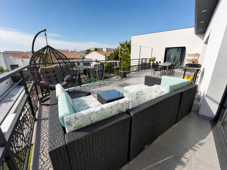 SÉRIGNAN – VILLA CONTEMPORAINE 160 M² – 5 CHAMBRES – PISCINE – À 800 M DE LA PLAGE — photo 1