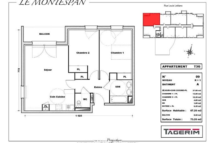 Location appartement 3 pièces 67 m² à Rambouillet (78120) — photo 2