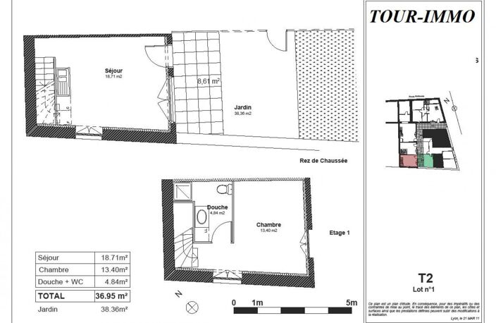 T2 Duplex avec jardin — photo 5