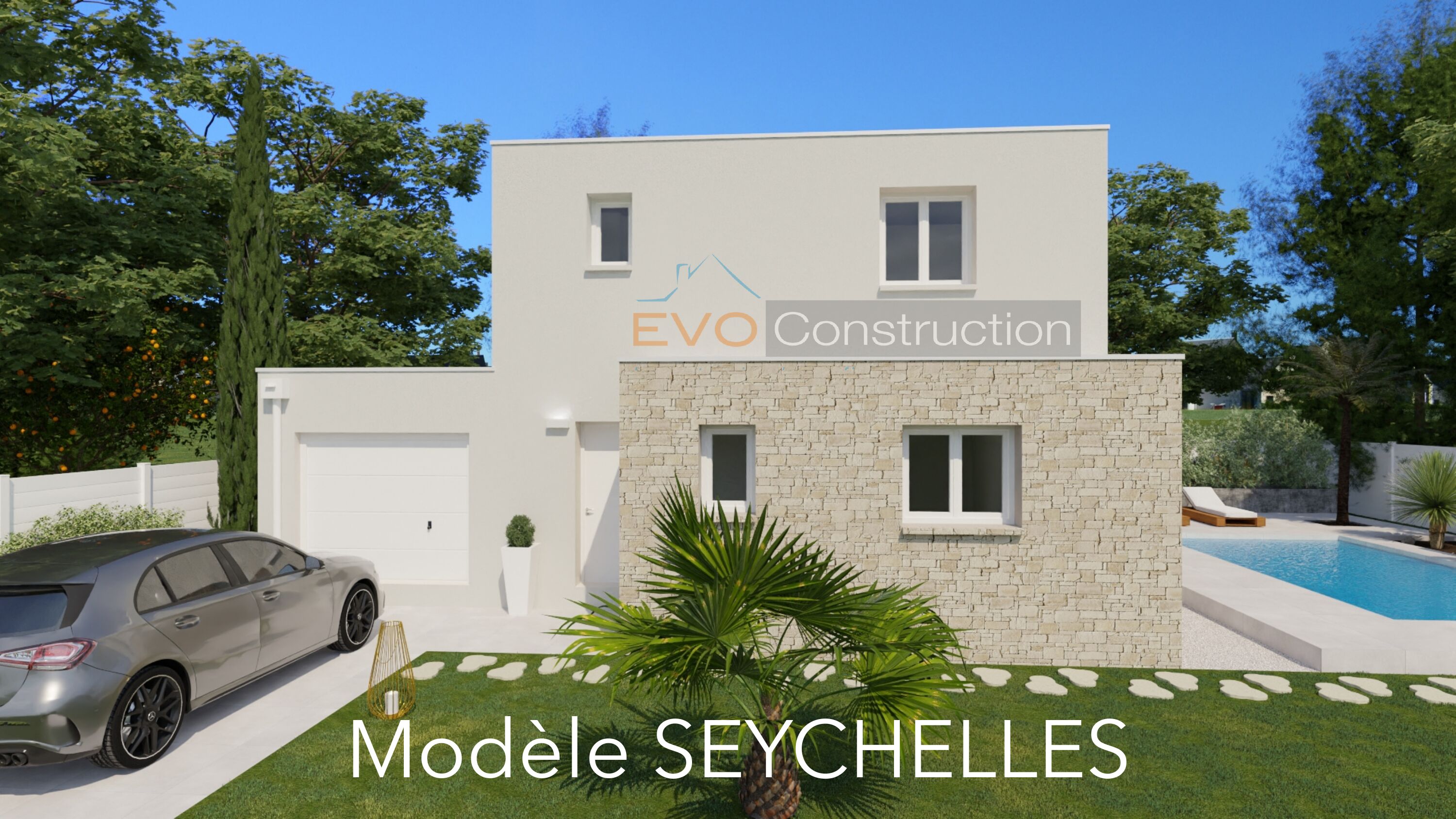 Villa contemporaine neuve à Saint André (66)