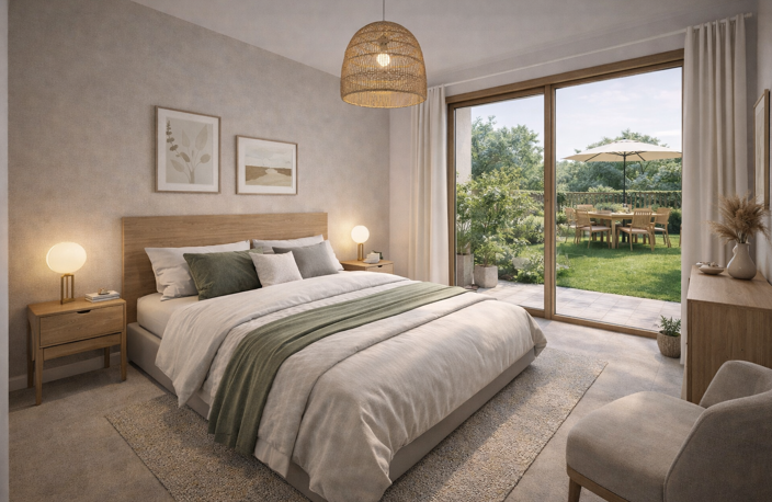 MAGNIFIQUE JARDIN POUR CE SPACIEUX T3 AU COEUR DU QUARTIER SAINT-ANNE ! — photo 3