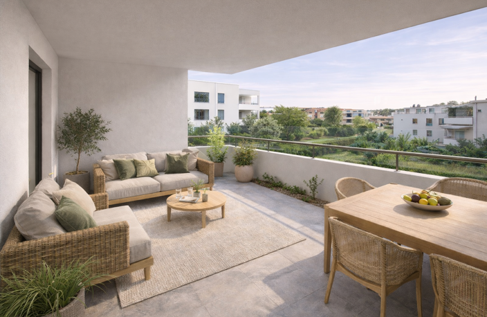--MARSEILLE 10E - T3 DE 80M² AVEC LOGGIA GÉNÉREUSE - TVA 5,5% — photo 2
