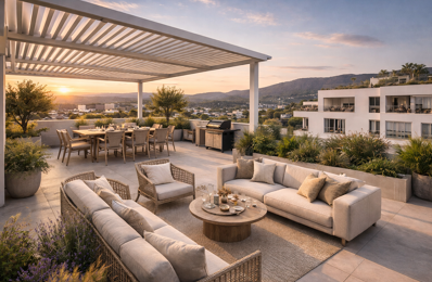 SUR LE TOIT DU CABOT ! MAGNIFIQUE T4 DUPLEX AVEC IMMENSE ÉSPACE ÉXTÈRIEUR ! — photo du bien