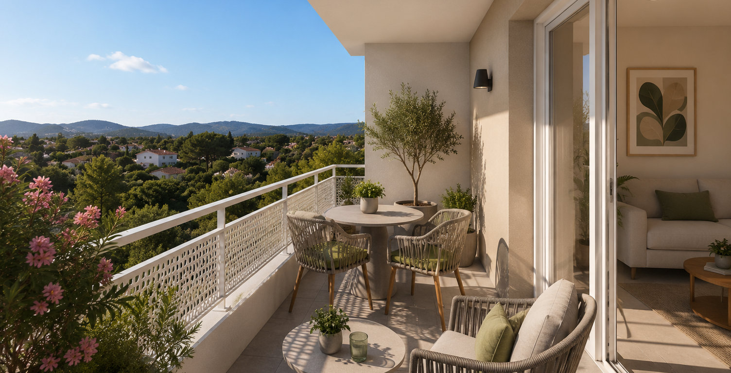 LA CIOTAT – T2 NEUF AVEC BALCON ET PRESTATIONS HAUT DE GAMME ! — photo 1