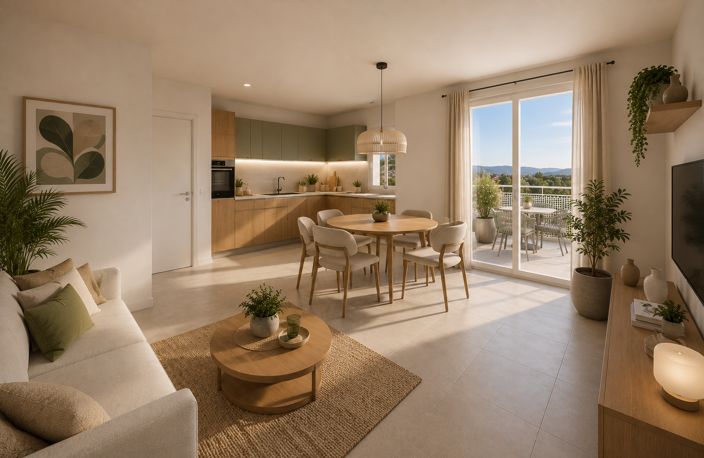 LA CIOTAT – T2 NEUF AVEC BALCON ET PRESTATIONS HAUT DE GAMME ! — photo 2