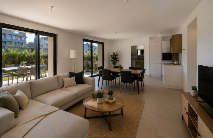 Disponible immédiatement ! Magnifique 4 pièces en rez-de-jardin avec terrasse et jardin privatif — photo 2
