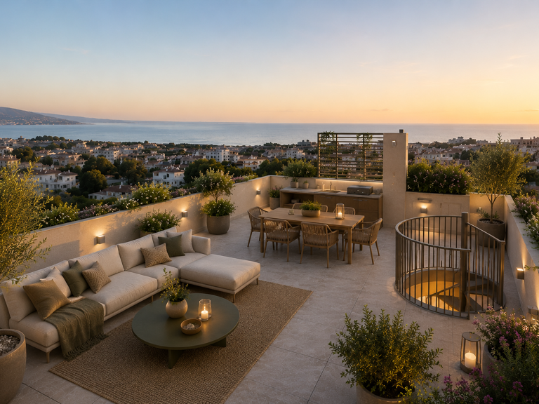 MARSEILLE 08 - T5 DE 117M² ET 250M² DE ROOFTOP VUES MER — photo 1