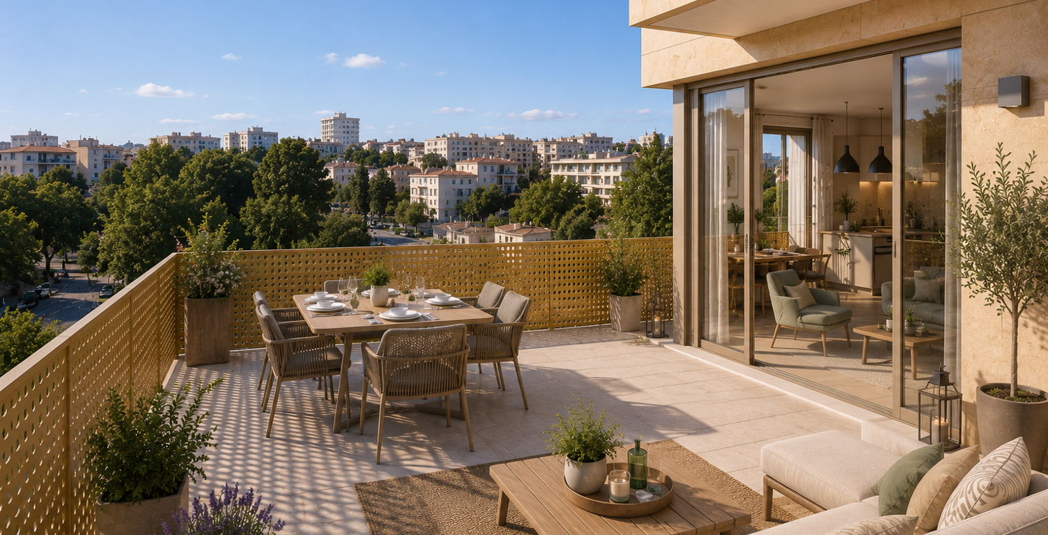 MARSEILLE 08- T3 77 M² 10 MIN A PIEDS DES PLAGES ET DU PARC BORÉLY — photo 1