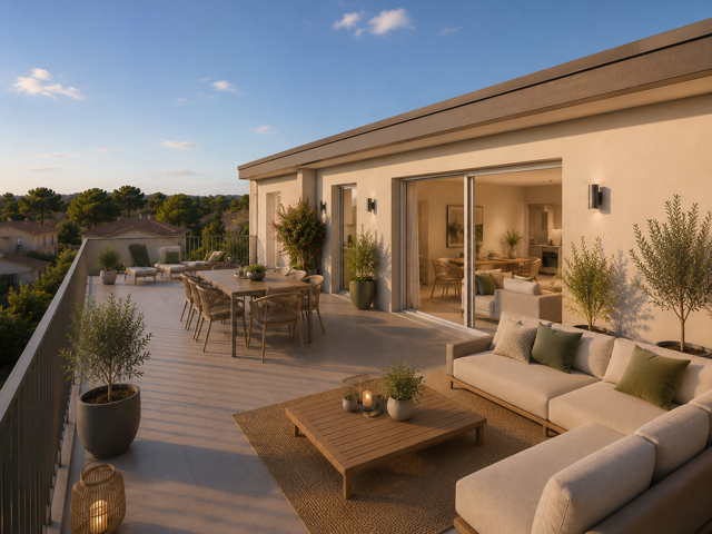 À 10 MINUTES DU PORT – T5 DE STANDING AVEC TERRASSE EXCEPTIONNELLE — photo du bien