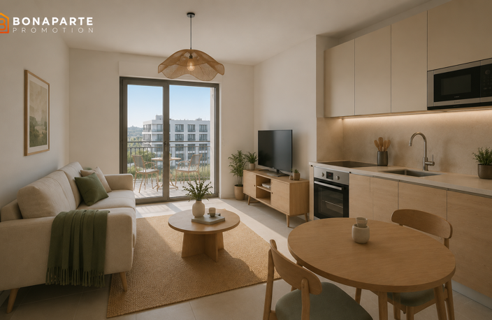 DERNIER ETAGE - STUDIO LUMINEUX PROCHE DU METRO — photo 2
