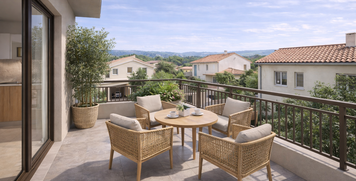 --MAGNIFIQUE EXTÈRIEUR POUR CE SPACIEUX 2 PIÈCES AU COEUR DE LA CIOTAT ! — photo 1