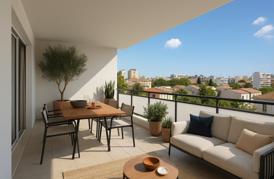 --MAGNIFIQUE T2 AU 4EME ETAGE QUARTIER BONNEVEINE PROCHE PLAGES — photo du bien