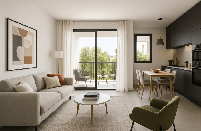 --MAGNIFIQUE T2 AU 4EME ETAGE QUARTIER BONNEVEINE PROCHE PLAGES — photo 2