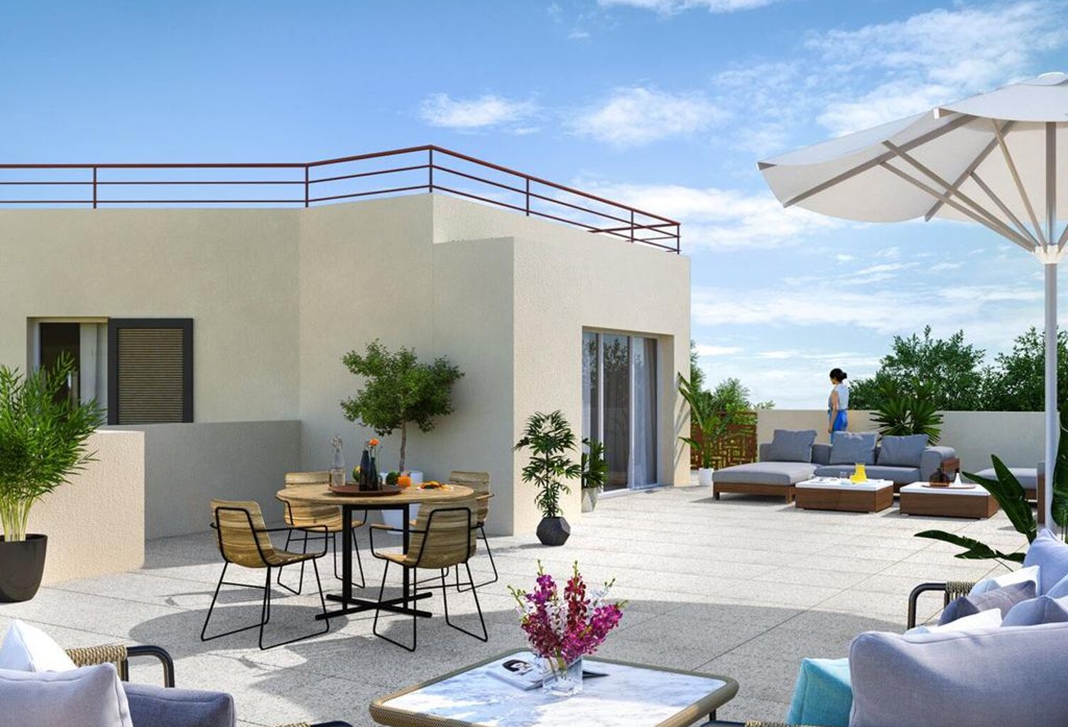 INCROYABLE T5 AVEC TERRASSE EN ROOFTOP PRADO 2 PARFAITE SITUATION — photo 1