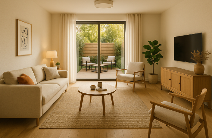 --SUPERBE T2 DE 60M² EN REZ DE JARDIN DANS LE QUARTIER DU REDON PROCHE DE TOUTES LES COMMODITES — photo 2