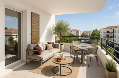 --T3 AU 4EME ETAGE QUARTIER BONNEVEINE PROCHE PLAGES — photo du bien