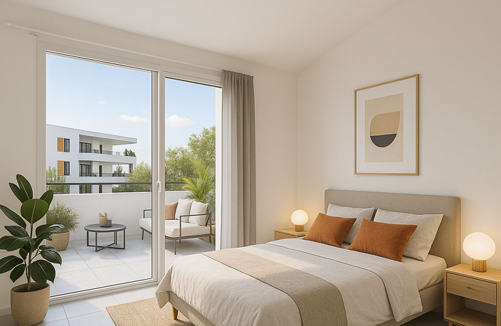 --SPLENDIDE T3 IDEAL PREMIER ACHAT AVOISINANT LES PLAGES SECTEUR BONNEVEINE  — photo 4