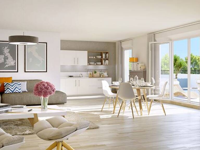 -IDEAL FAMILLE GRAND T4 DANS RESIDENCE INTIMISTE EN FACE DU TRAM  — photo 1