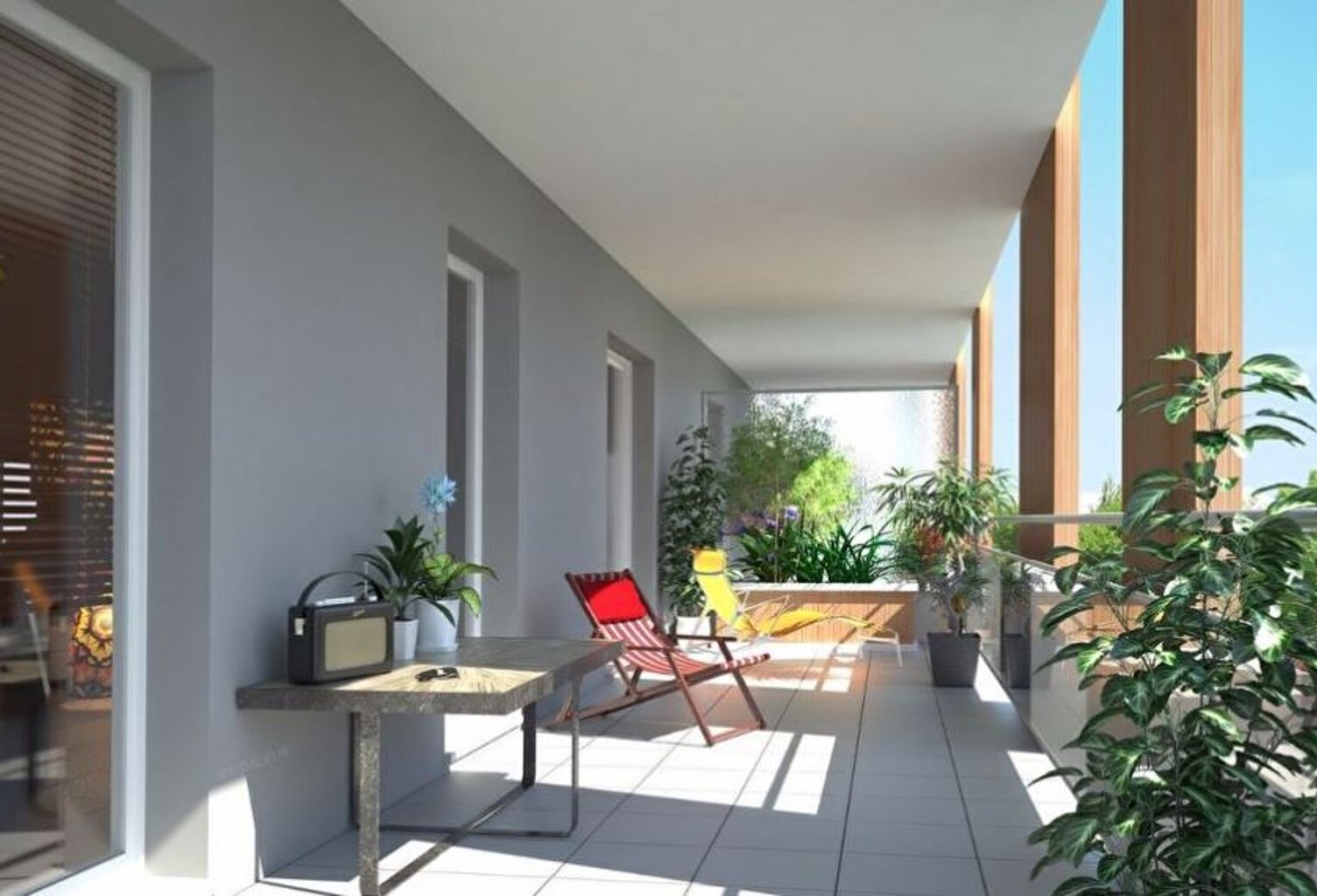 DERNIER T2 DERNIER ETAGE COEUR D'AUBAGNE DANS RESIDENCE DE PRESTIGE  — photo 1