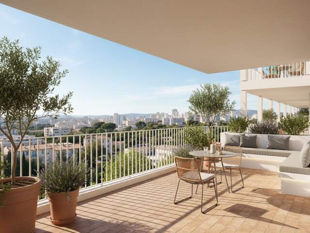 MAGNIFIQUE T3 DISPOSANT DE SA TERRASSE DE 30M² A 200M DU METRO — photo du bien