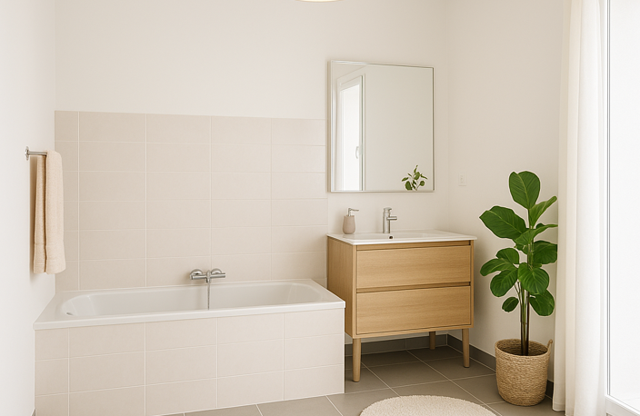 --DERNIER T4 de 90M²AU DERNIER ETAGE DANS NOTRE NOUVELLE RESIDENCE AU REDON  — photo 4