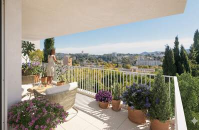 T2 200M DU METRO LA ROSE VUE DEGAGEE 4E ETAGE RESIDENCE NEUVE  — photo du bien