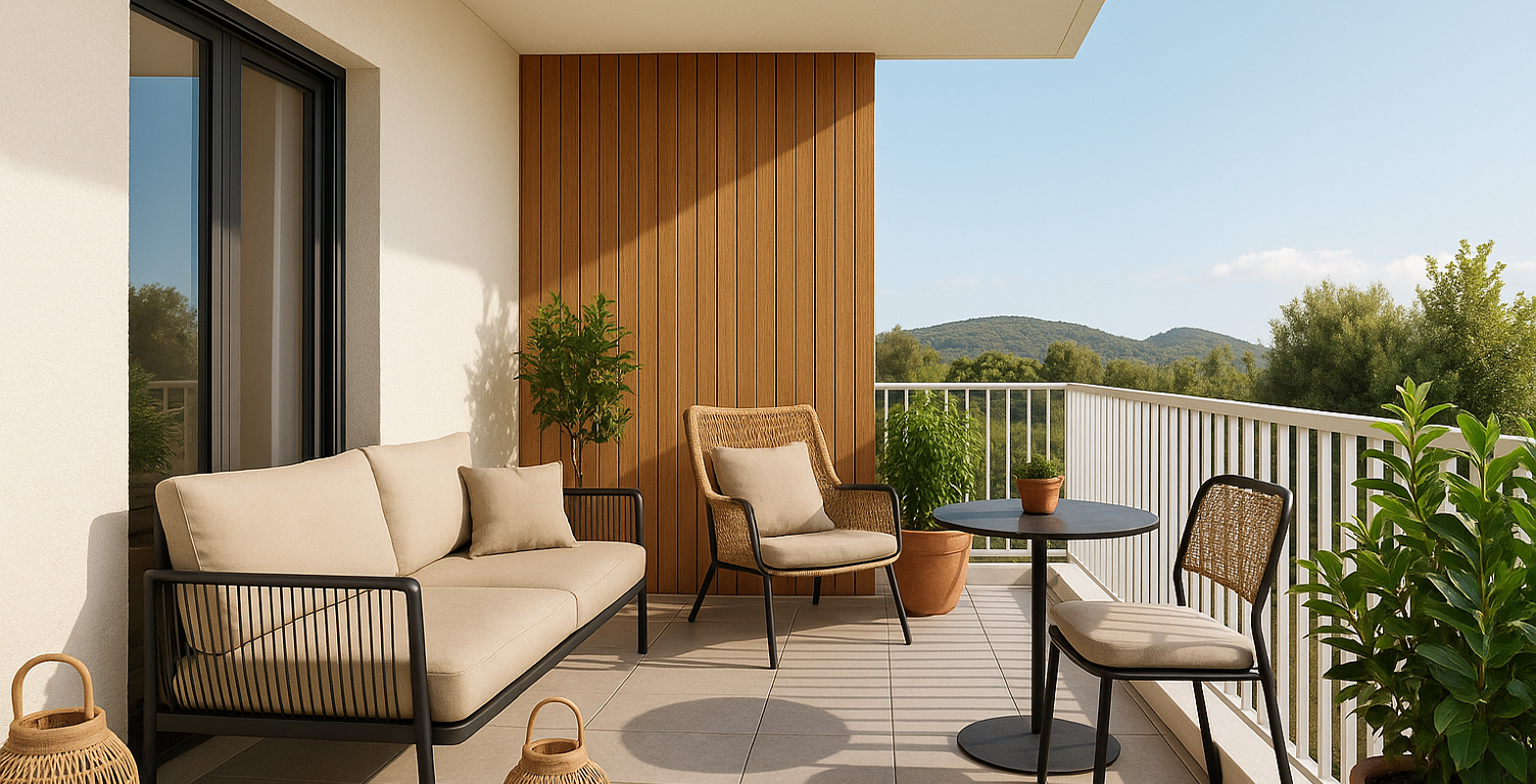 MAGNIFIQUE T3 AVEC VUE DEGAGEE AU COEUR DU REDON A 2 PAS DES COMMODITES — photo 1
