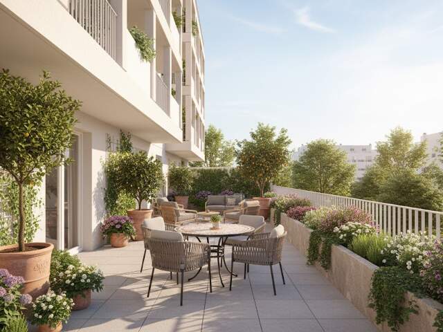 IDEAL PREMIER ACHAT T4 DERNIER ETAGE PLEIN SUD COEUR DU 13E — photo du bien