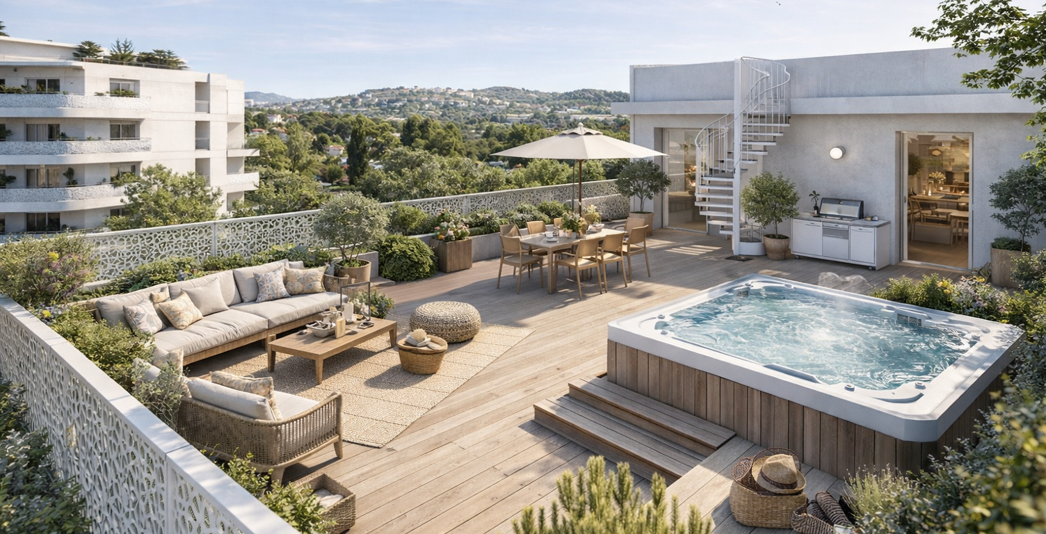PENTHOUSE D’EXCEPTION AVEC TOIT-TERRASSE XXL – MARSEILLE 12e — photo 1
