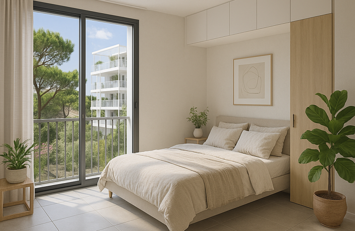 VIVRE COMME DANS UNE MAISON : T3 NEUF AVEC TOITURE-TERRASSE EXCEPTIONNELLE — photo 3