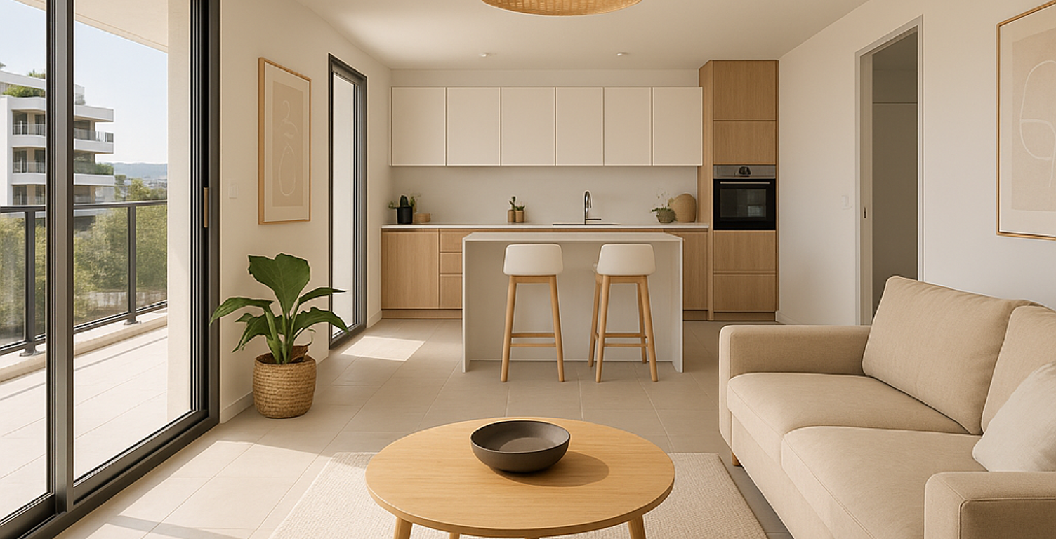 CONFORT FAMILIAL ABSOLU : T4 NEUF AVEC DEUX TERRASSES & DOUBLE SALLE D’EAU — photo 1