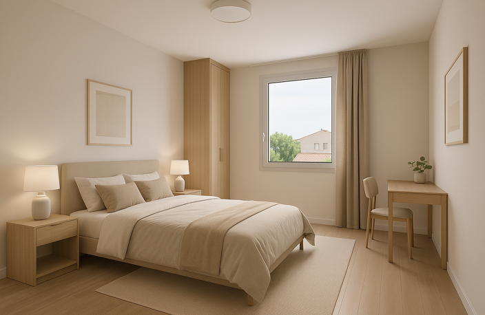 -RARE À LA VENTE – SUPERBE MAISON DE VILLE NEUVE T4 EN DUPLEX AVEC JARDIN ET TERRASSE, AU CŒUR D’UNE — photo 4