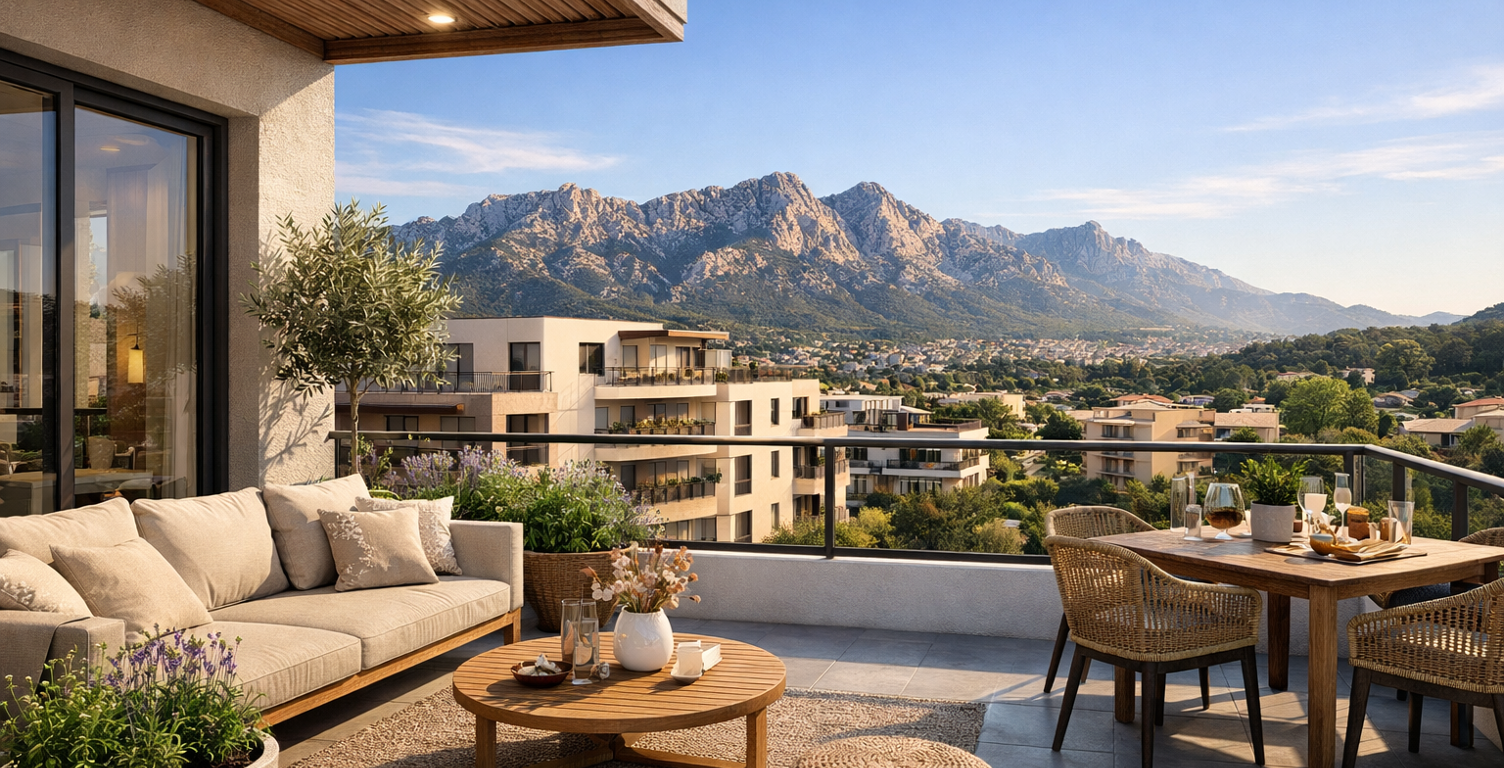 -SUPERBE T2 DE 55 M² AVEC GRANDE PIECE DE VIE, TERRASSE AU CALME ET ETAGE ELEVE – — photo 1