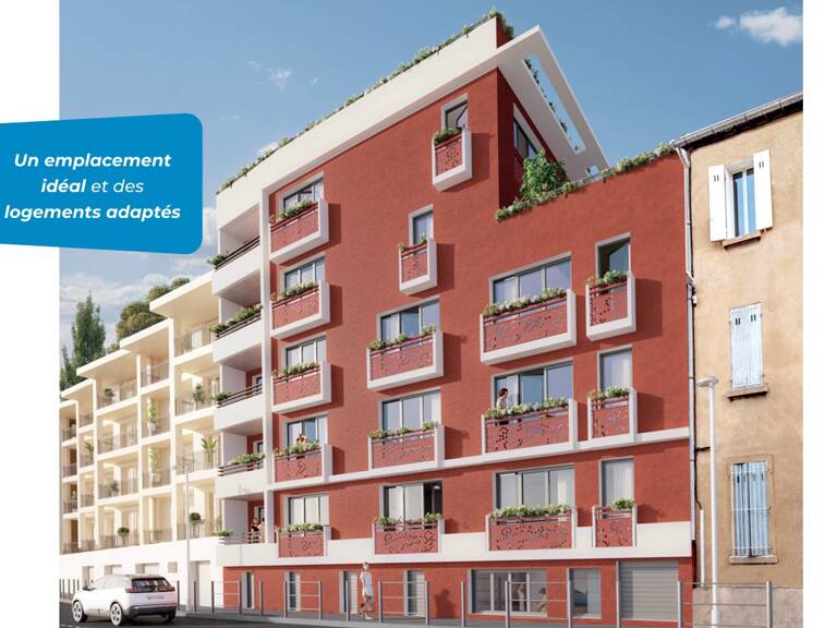 --MARSEILLE 1 PIÈCE NEUF (T1) - PLEIN SUD & RE2020 - CAMPUS 98 — photo 1