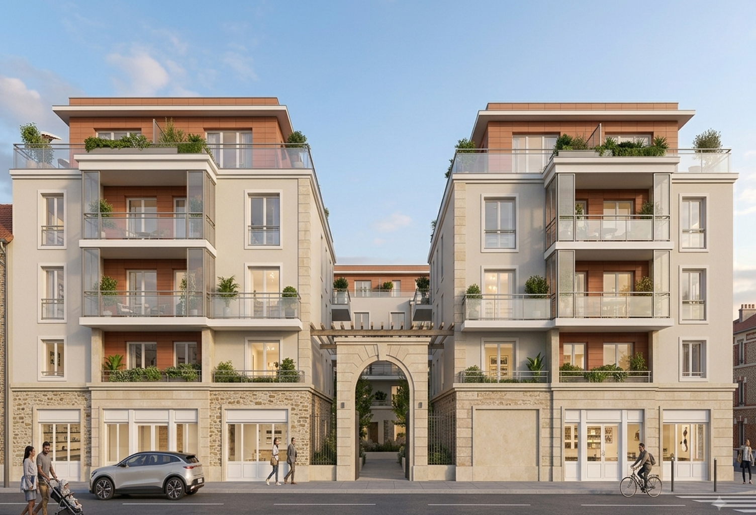 3 PIECES DE AVEC BALCON – L’ÉLÉGANCE D’ENGHIEN & TRANSPORTS — photo 1