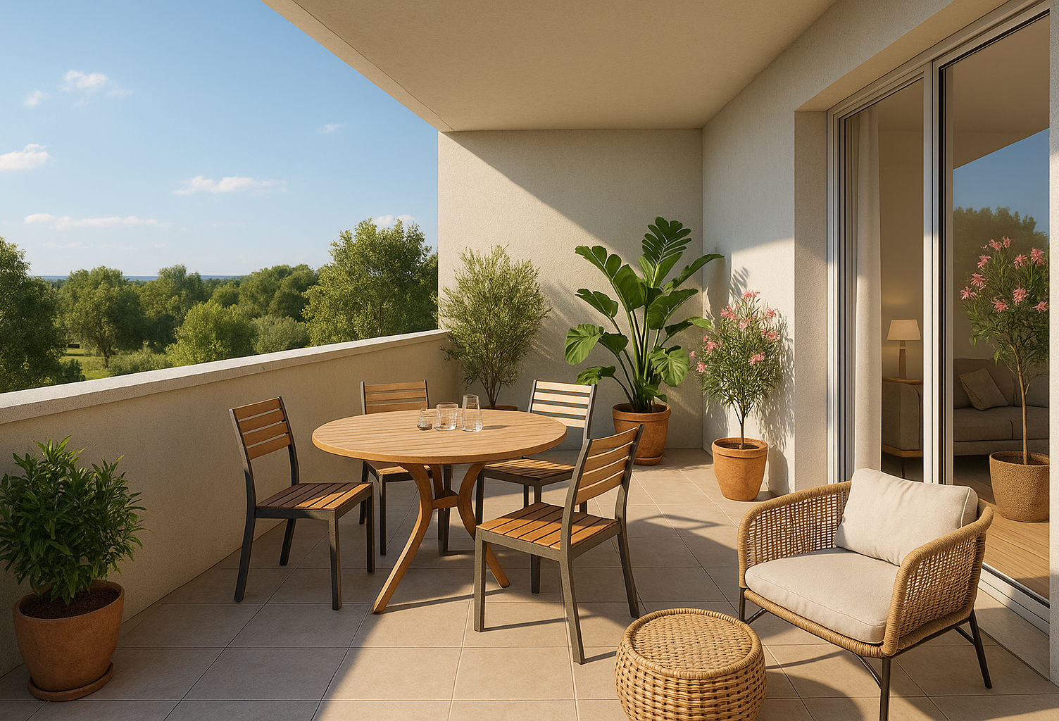 PROCHE GRIFFON - GRAND 2P DE 47M² AVEC UNE BELLE TERRASSE DE 12M² — photo 1