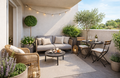 -MAGNIFIQUE DERNIER ETAGE 2P DE 45M² AVEC UNE TERRASSE DE 8M² — photo du bien