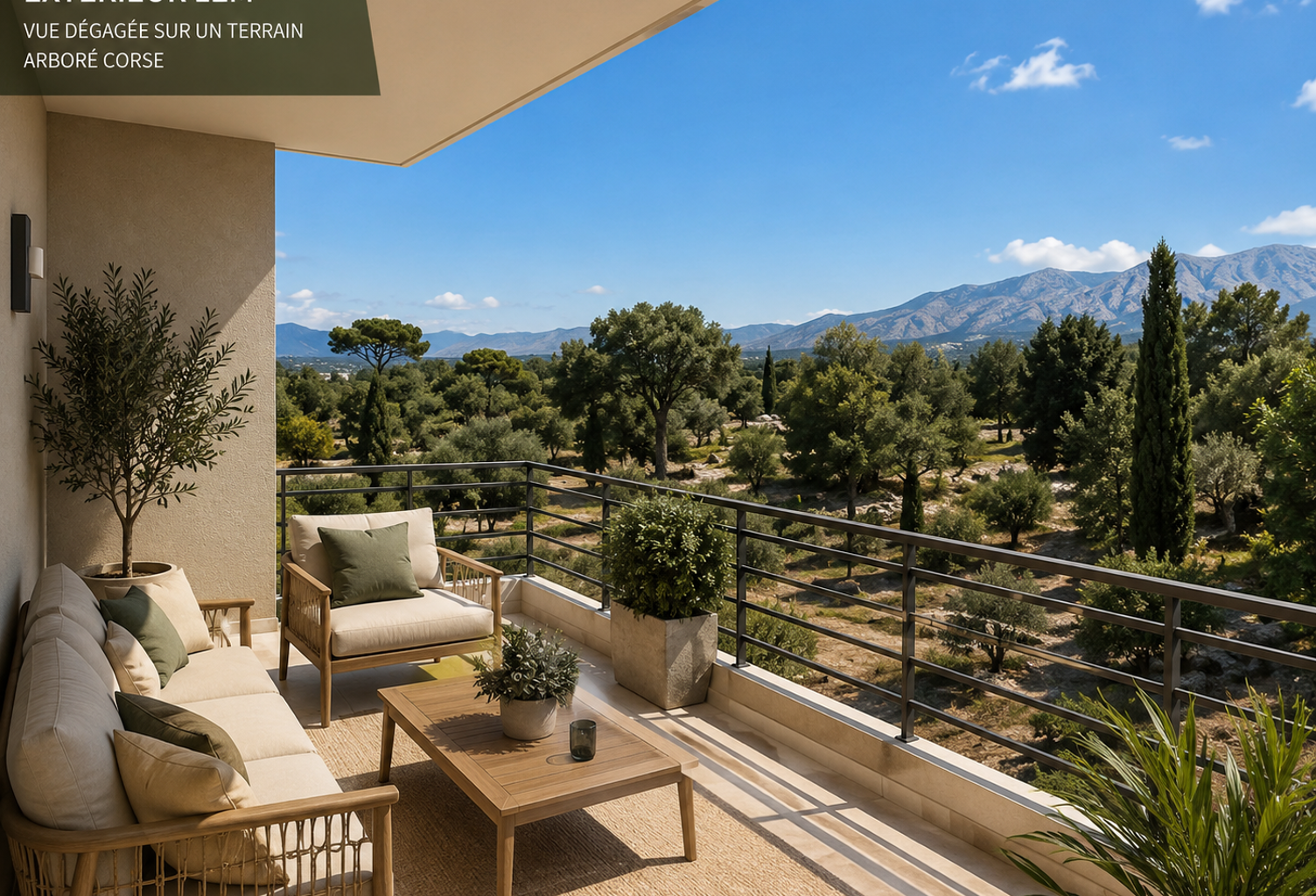 FURIANI - LIVRE 3 PIECES DE 65M² EN DERNIER ETAGE ET SANS VIS A VIS  — photo 1