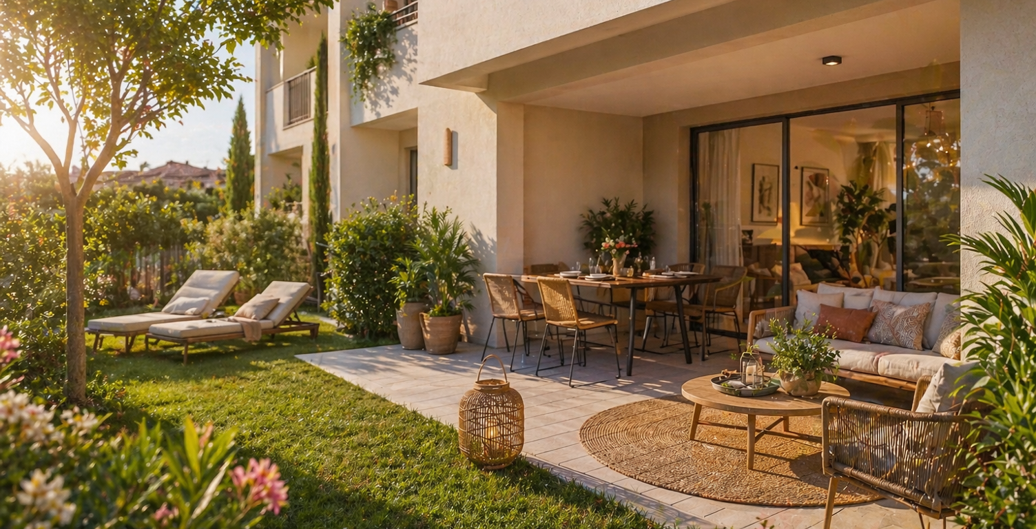RARE T3 NEUF AVEC JARDIN VIEUX VILLAGE DE VITROLLES — photo 1