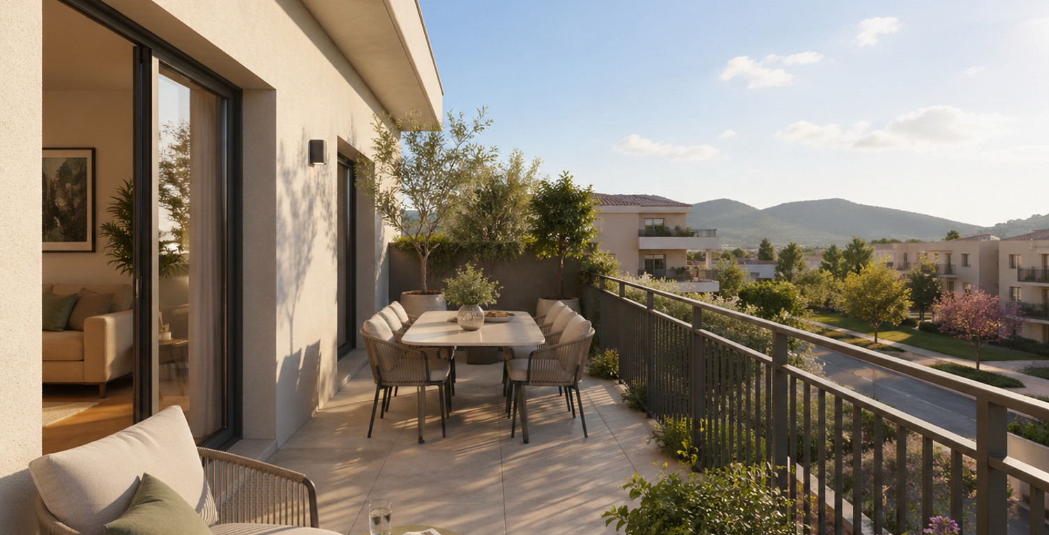 MAGNIFIQUE T3 TRAVERSANT EN DERNIER ETAGE - VIEUX VILLAGE — photo 1