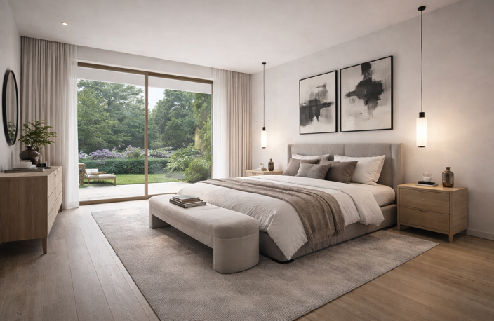 -MAGNIFIQUE 3 PIECES DE 73M² EN REZ DE JARDIN SANS VIS A VIS ET PARKINGS — photo 3