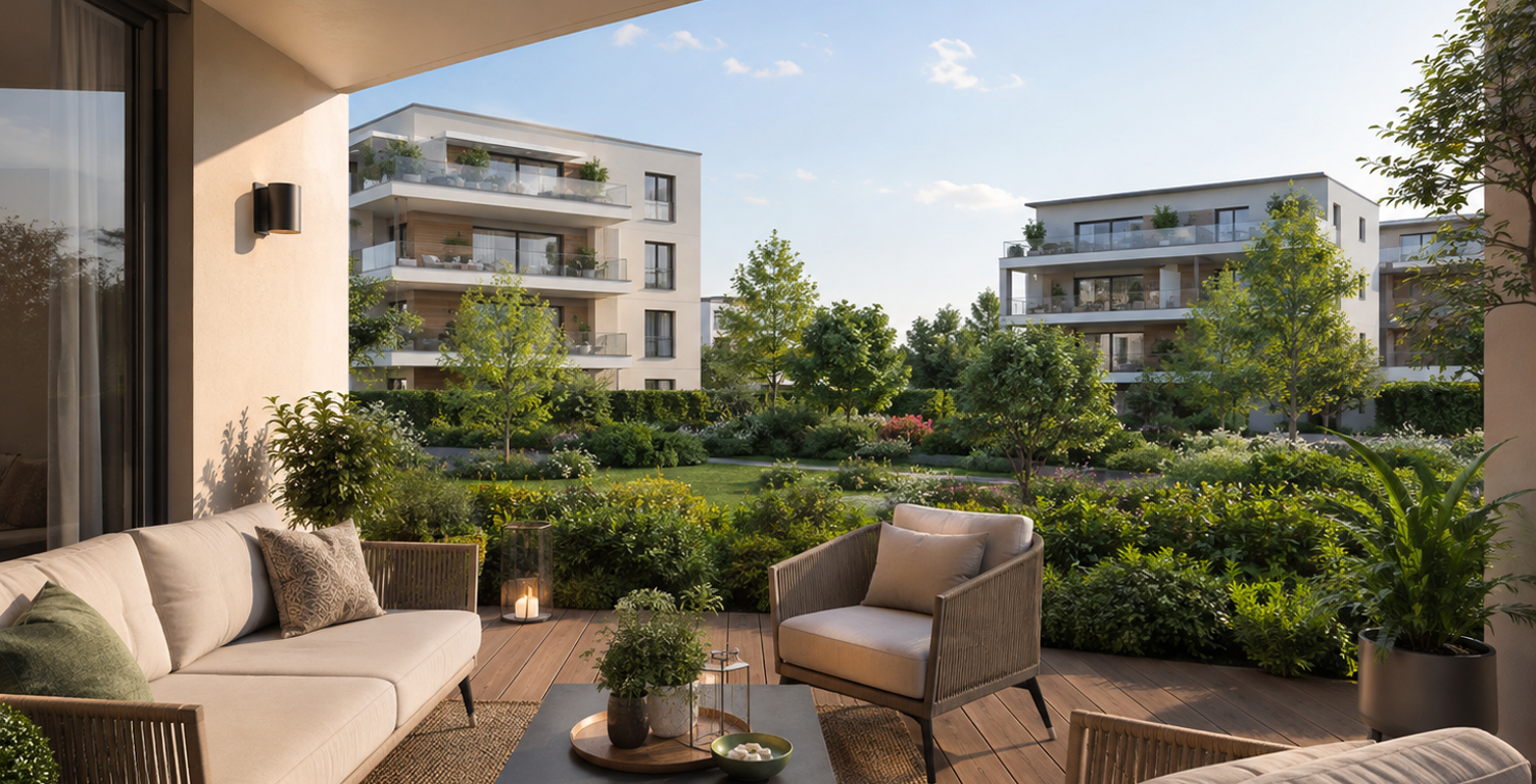 AIX LA DURANNE - 4P DE 95M² AVEC EXTERIEUR ET STATIONNEMENTS — photo 1
