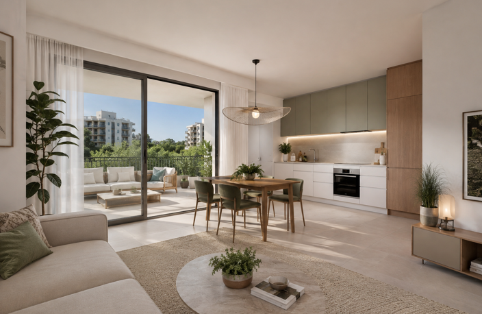 AIX LA DURANNE - 4P DE 95M² AVEC EXTERIEUR ET STATIONNEMENTS — photo 2